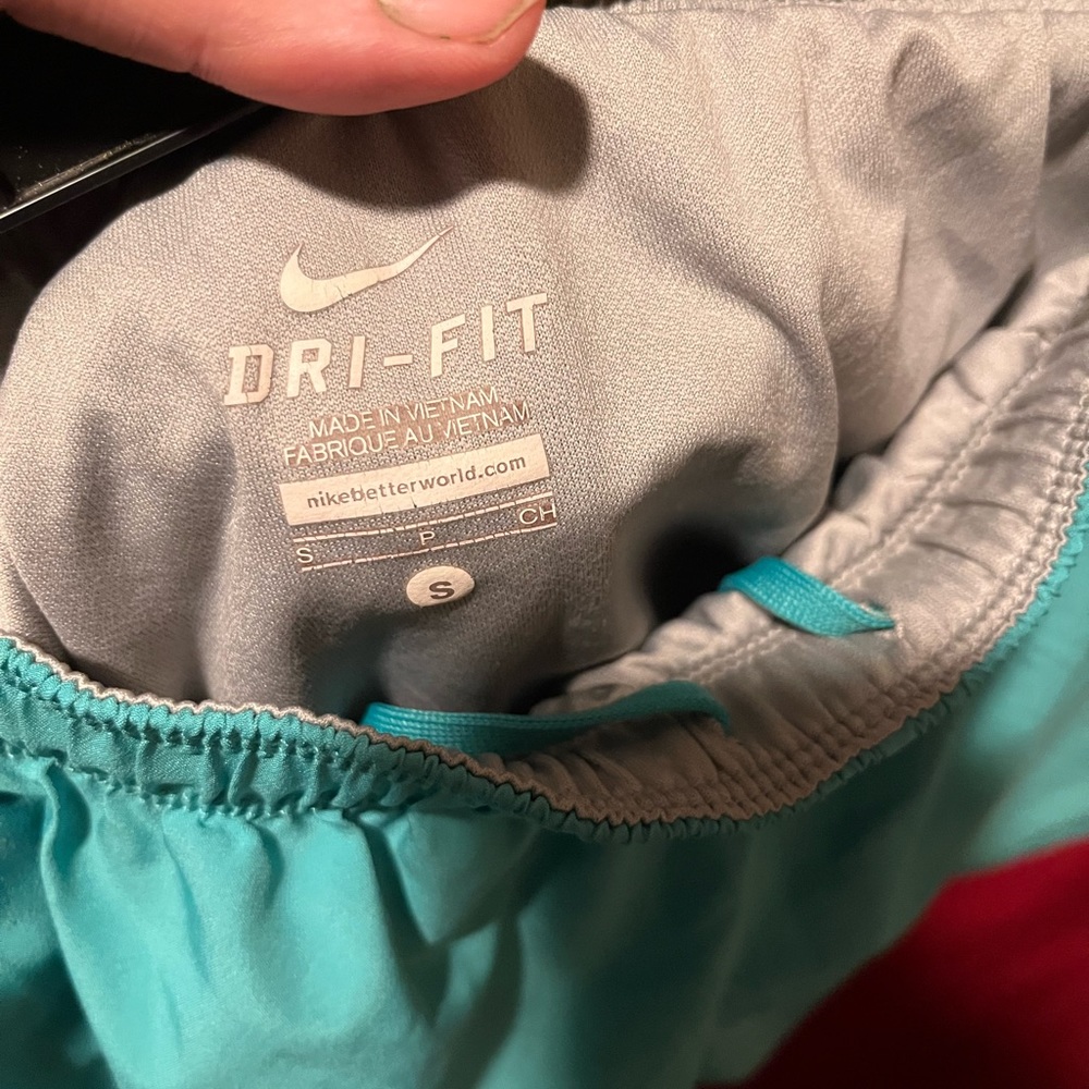 Teal Nike shorts